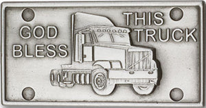 God Bless This Truck Visor Clip