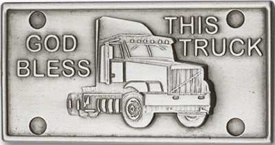 God Bless This Truck Visor Clip