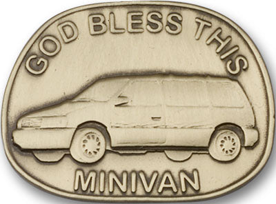 God Bless This Mini-Van Visor Clip
