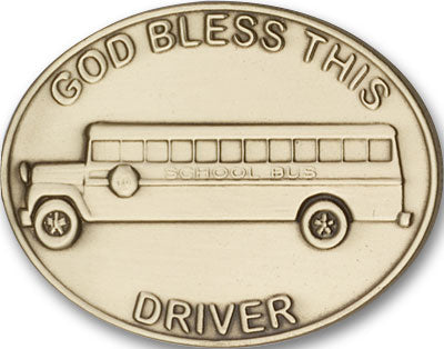 God Bless This Bus Driver Visor Clip