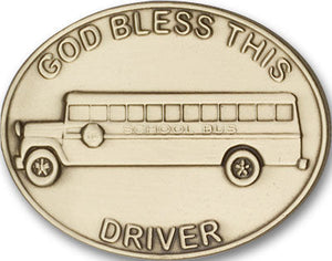 God Bless This Bus Driver Visor Clip