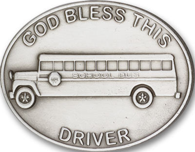 God Bless This Bus Driver Visor Clip