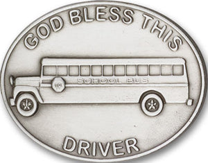 God Bless This Bus Driver Visor Clip