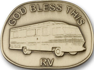 God Bless This RV Visor Clip