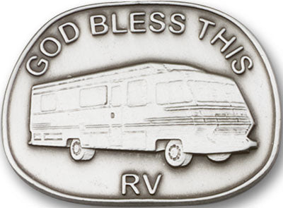 God Bless This RV Visor Clip