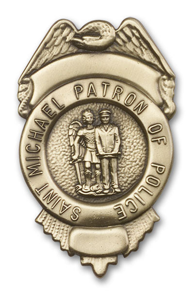 St. Michael Patron of Police Visor Clip