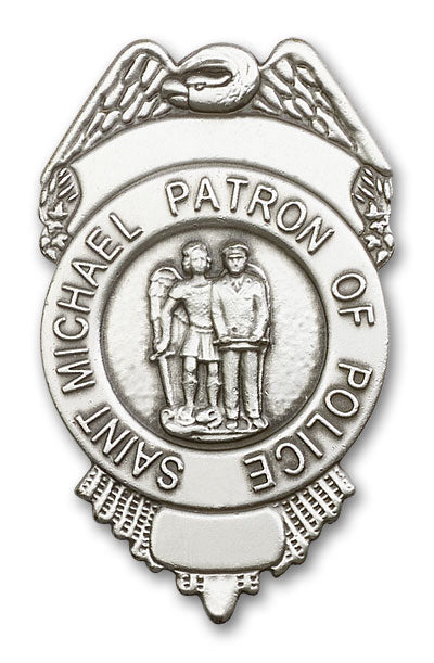 St. Michael Patron of Police Visor Clip