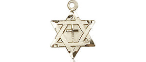 Star of David with Cross Pendant