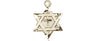 Star of David with Cross Pendant