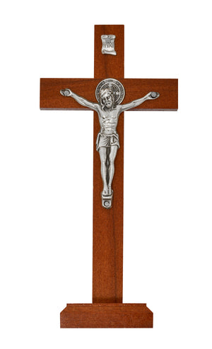 Italian Standing St. Benedict Crucifix