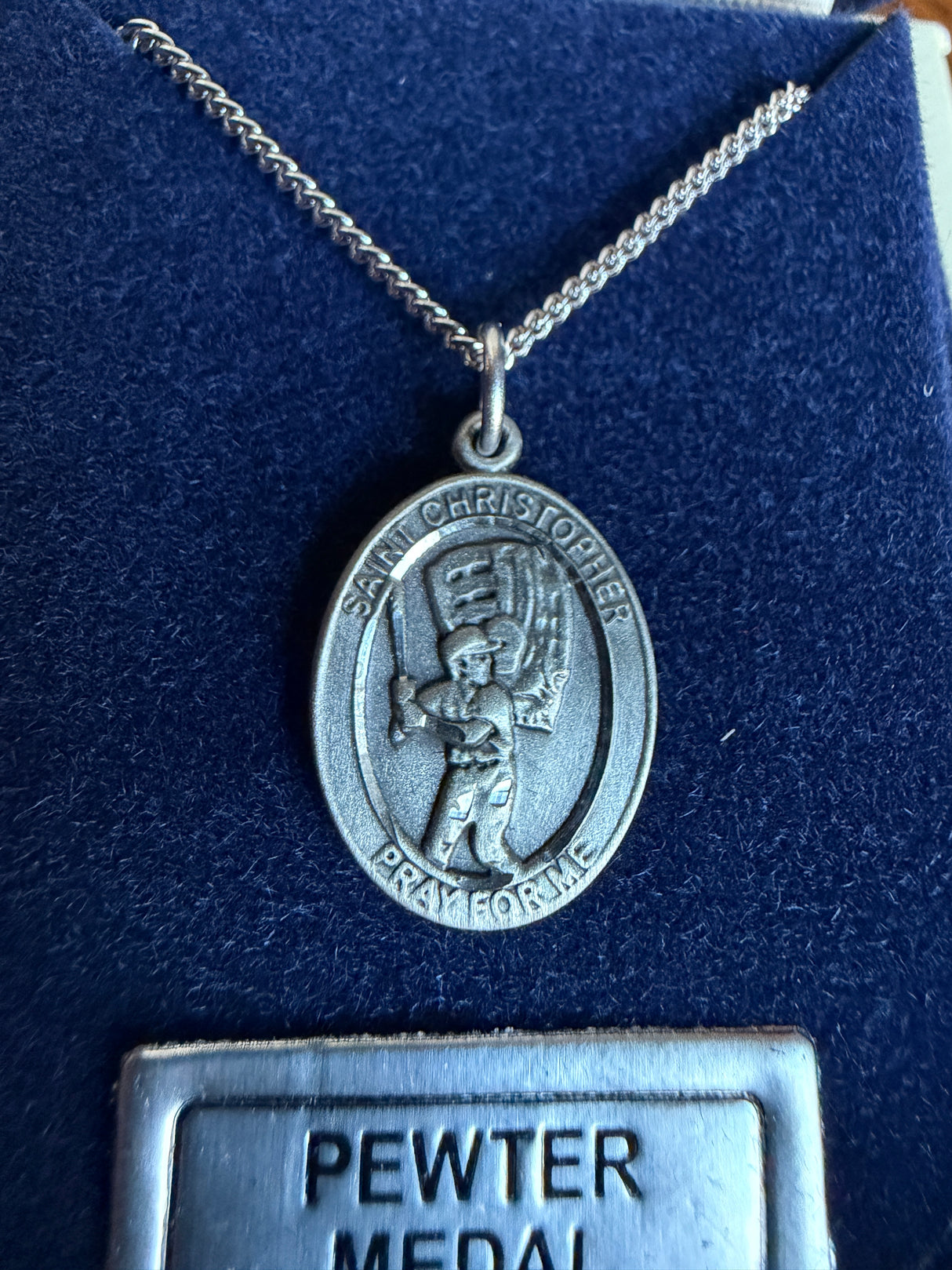 St. Christopher Baseball Medal