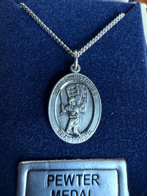 St. Christopher Baseball Medal