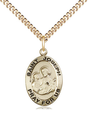 Small Oval St. Joseph Medal for Women
