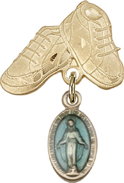 Blue Miraculous Charm and Baby Boots Pin