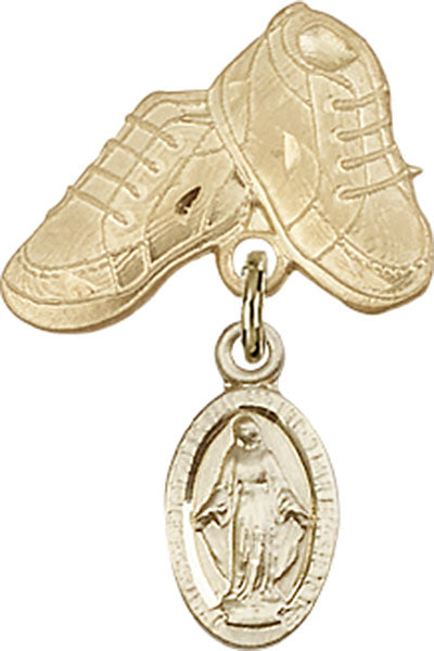 Blue Miraculous Charm and Baby Boots Pin