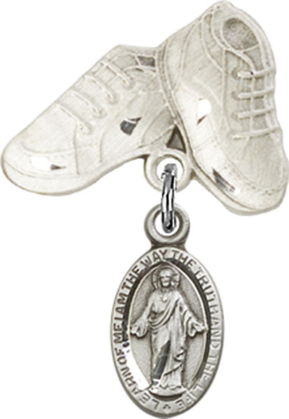 Scapular Charm and Baby Boots Pin