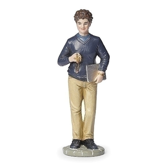4" Carlo Acutis Statue – Modern Youth Saint