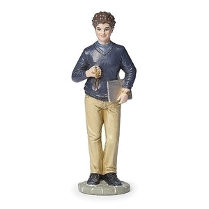 4" Carlo Acutis Statue – Modern Youth Saint