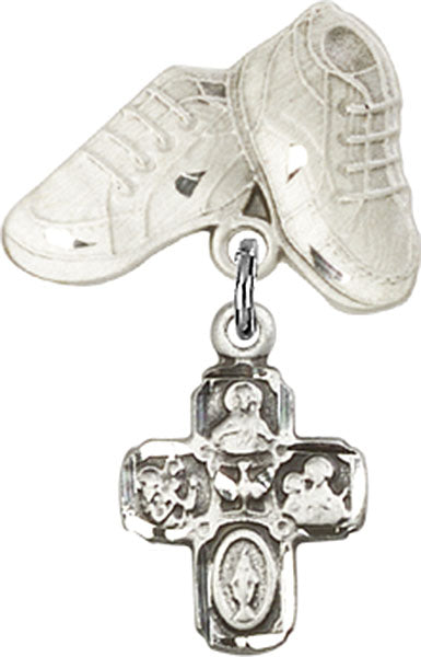 4-Way Charm and Baby Boots Pin