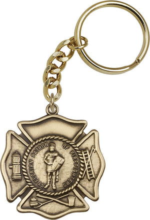 St. Florian Patron Saint of Firefighters Keychain