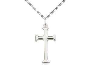 Women's Shiny Sleek Cross Pendant