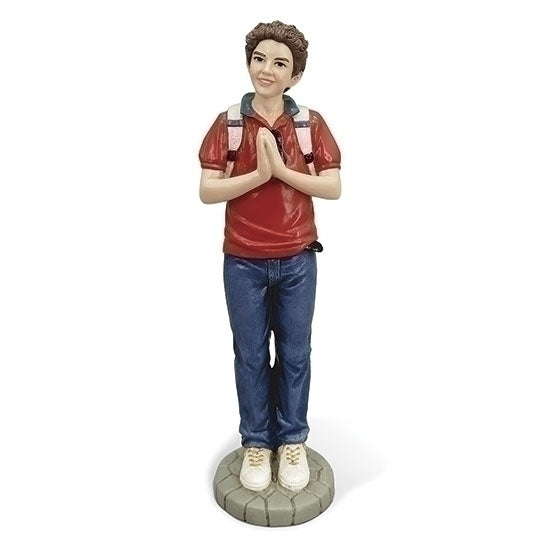 6.25" Carlo Acutis Statue – Youth Saint Figure