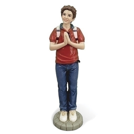 6.25" Carlo Acutis Statue – Youth Saint Figure