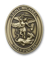St. Michael the Archangel Oval Visor Clip