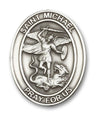 St. Michael the Archangel Oval Visor Clip