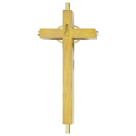 Wedding Cross - 7 1/2 inch Oak & Metal