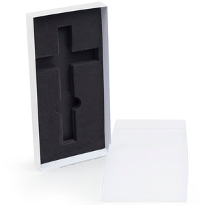 Wedding Cross - 7 1/2 inch Oak & Metal