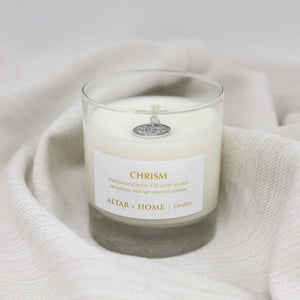 Chrism Scented Candle – Sacred Chrism Oil Fragrance | 5.5 oz Coconut Soy Wax | Made in USA