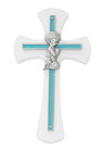 Kneeling Boy on Baby Cross