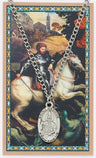 Oval Saint George Medal with Prayer Card
