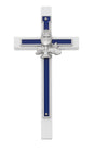 Enamel Chalice Overlay First Communion Cross