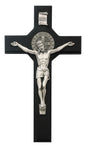 Large Black St. Benedict Wall Crucifix