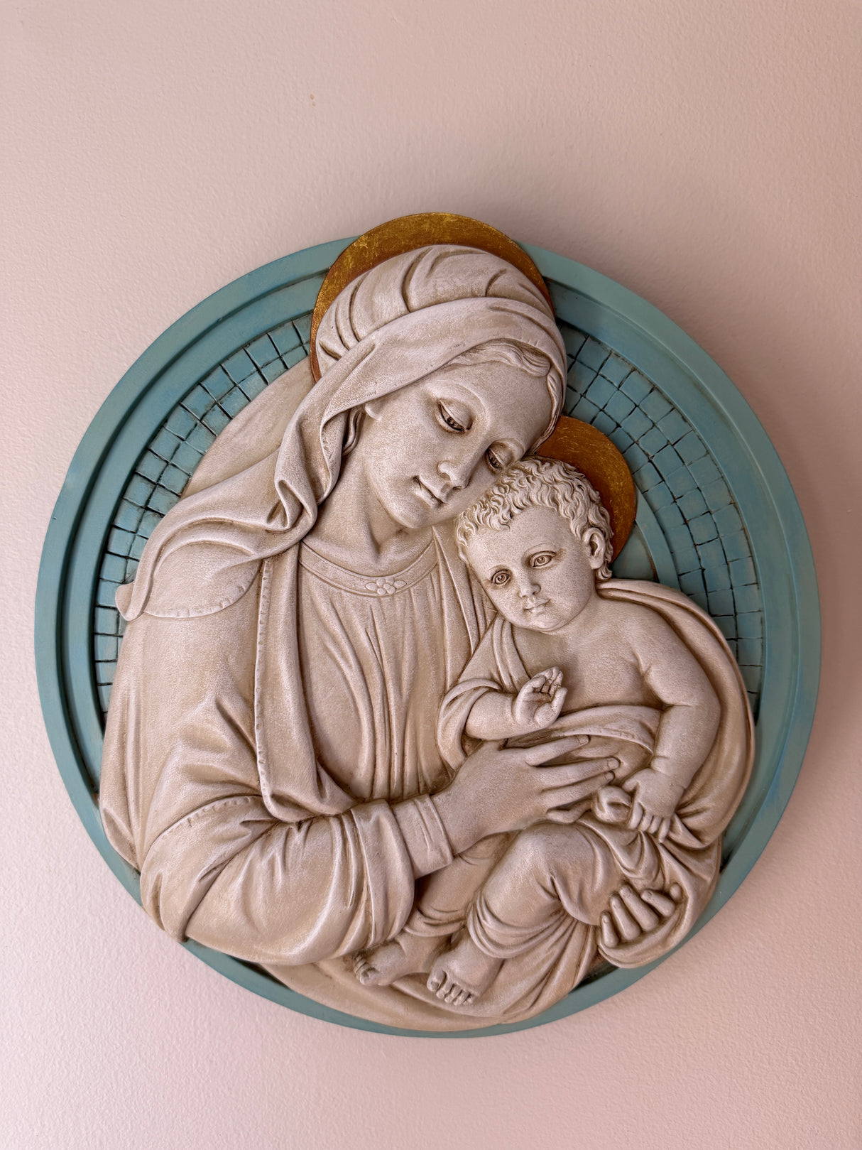 Madonna and Child Garden Plaque | Catholic Mother's Day Gift