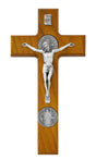 St. Benedict Wall Crucifix with Italian Corpus