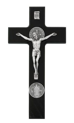 St. Benedict Wall Crucifix with Italian Corpus
