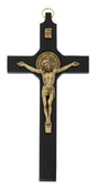 Black St. Benedict Wall Crucifix