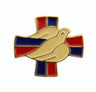 Cross and Dove Confirmation Lapel Pin