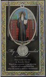 St. Benedict Medal in Pewter with Bi-Fold Prayer Card