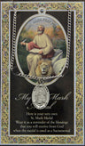 St. Mark Medal in Pewter with Bi-Fold Prayer Card