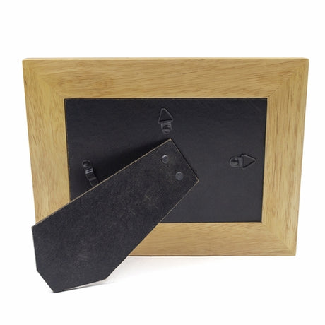 First Communion Photo Frame for Boys - Hardwood with Easel Back
