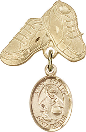 St. Albert the Great Charm and Baby Boots Pin