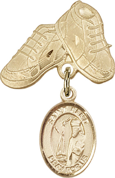 St. Elmo Charm and Baby Boots Pin