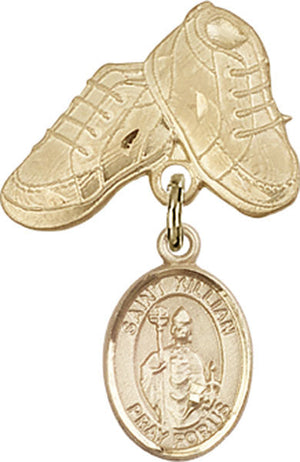 St. Kilian Charm and Baby Boots Pin