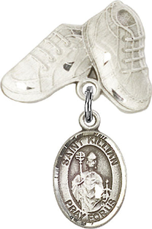 St. Kilian Charm and Baby Boots Pin
