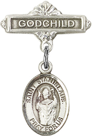 St. Stanislaus Charm and Godchild Badge Pin