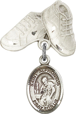 St. Alphonsus Charm and Baby Boots Pin